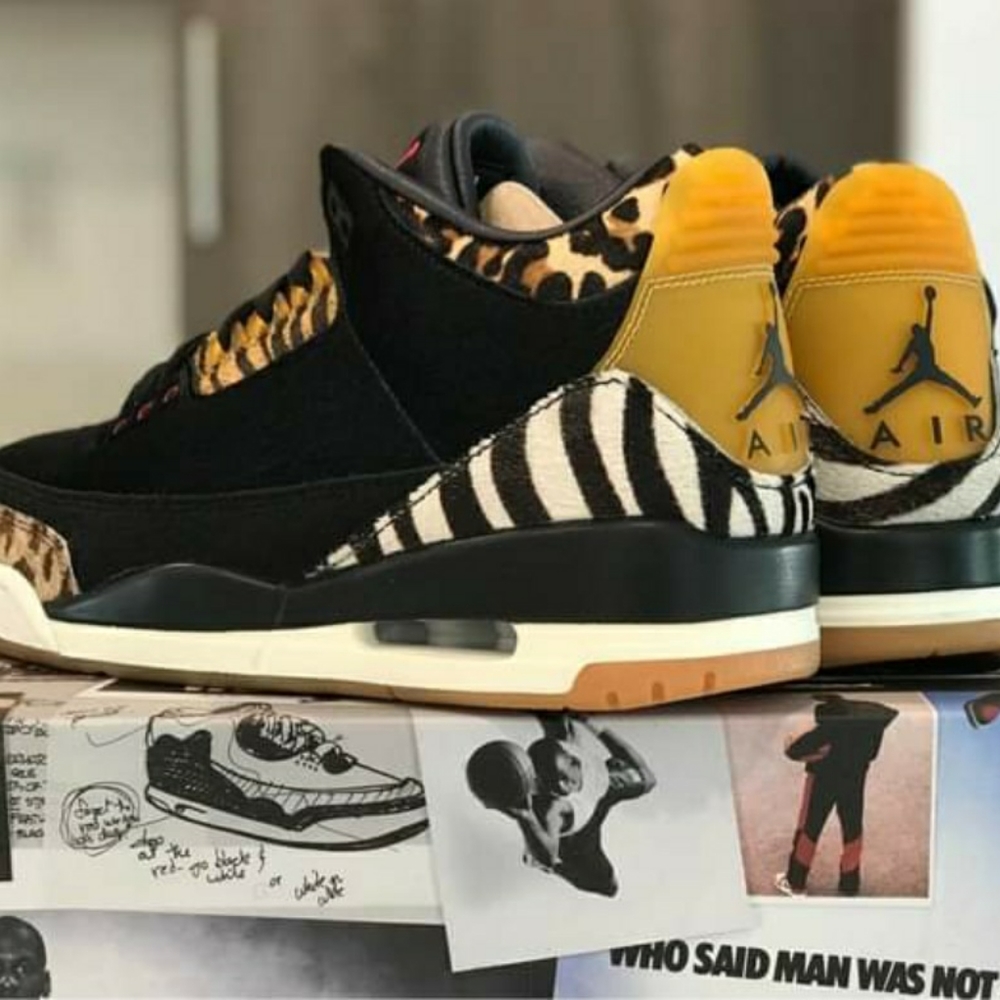 AIR JORDAN 3 RETRO SE SHOES ANIMAL INSTINCT - Picture 3 of 8